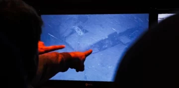 Por primera vez, los familiares de los submarinistas vieron el ARA San Juan hundido