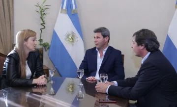 Uñac recibió a la senadora mendocina Anabel Fernández Sagasti