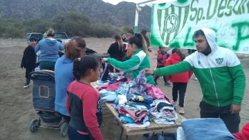 Sportivo solidario: hinchas llevaron donaciones a La Patroncita en Valle Fértil