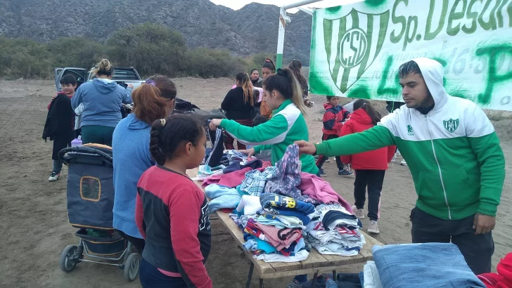 Sportivo solidario: hinchas llevaron donaciones a La Patroncita en Valle Fértil