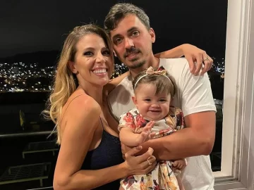 El ingenioso método de Virginia Gallardo para entrenar con su bebé El ingenioso método de Virginia Gallardo para entrenar con su bebé