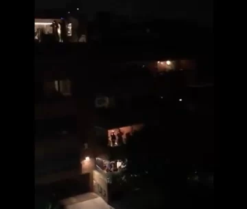 La espectacular forma en la que los vecinos de Bianchi lo saludaron por su cumpleaños