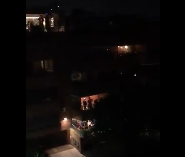 La espectacular forma en la que los vecinos de Bianchi lo saludaron por su cumpleaños