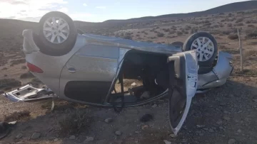 Viajaban desde San Luis y volcaron en Las Casuarinas: no hubo heridos de importancia