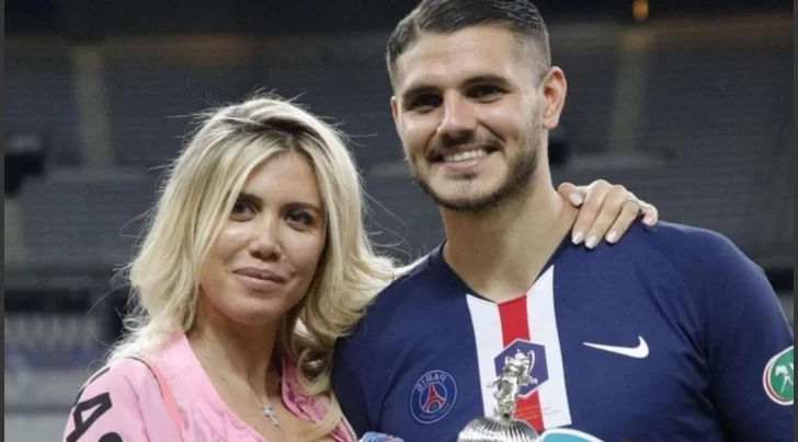 Icardi publicó una foto romántica con Wanda: manos entrelazadas, corazón y desayuno