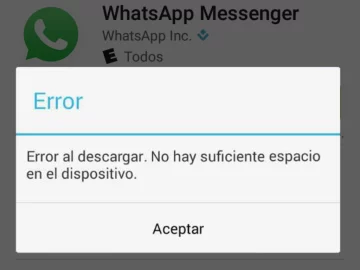 ¿Sin memoria en el teléfono por WhatsApp? Una simple solución al problema ¿Sin memoria en el teléfono por WhatsApp? Una simple solución al problema