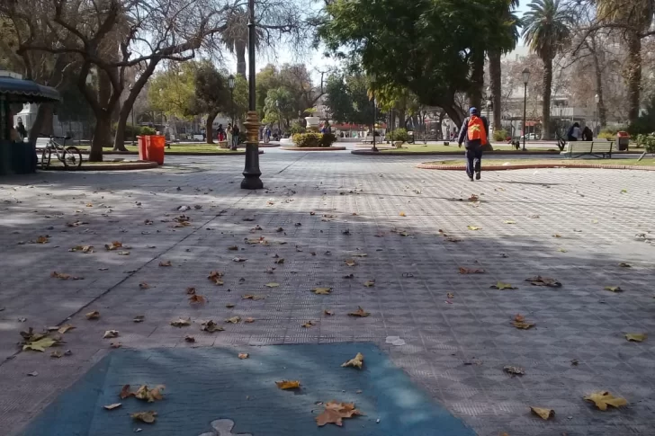 Un fuerte viento Sur sorprendió a los sanjuaninos