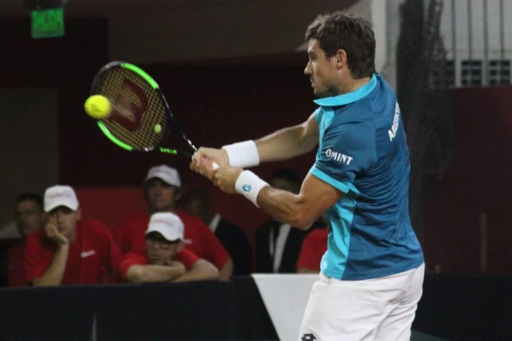 Guido Pella se recuperó en el final, venció a Galán y Argentina lidera la serie por 2-0