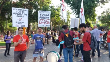 Organizaciones de izquierda se solidarizaron con el pueblo chileno y cargaron contra Piñera Organizaciones de izquierda se solidarizaron con el pueblo chileno y cargaron contra Piñera