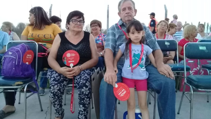 La familia de Chimbas que sigue al Carrusel desde hace años La familia de Chimbas que sigue al Carrusel desde hace años