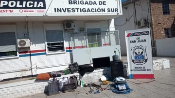 Detuvieron a un sujeto que rompió una ventana y desvalijó una casa de Pocito