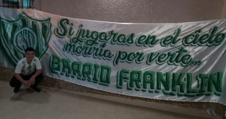 Benjamín, el hincha de Sportivo que con 11 años hizo rifas para tener su “trapo” Benjamín, el hincha de Sportivo que con 11 años hizo rifas para tener su “trapo”