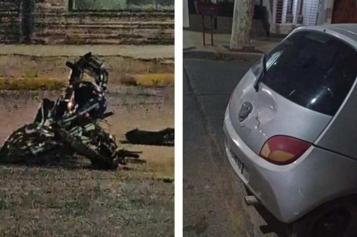 Otra tragedia en el centro: motociclista chocó a un auto desde atrás y perdió la vida en el acto