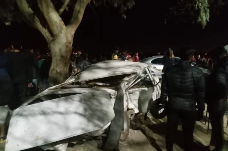 Un triple choque en San Martín dejó varios heridos y autos destrozados