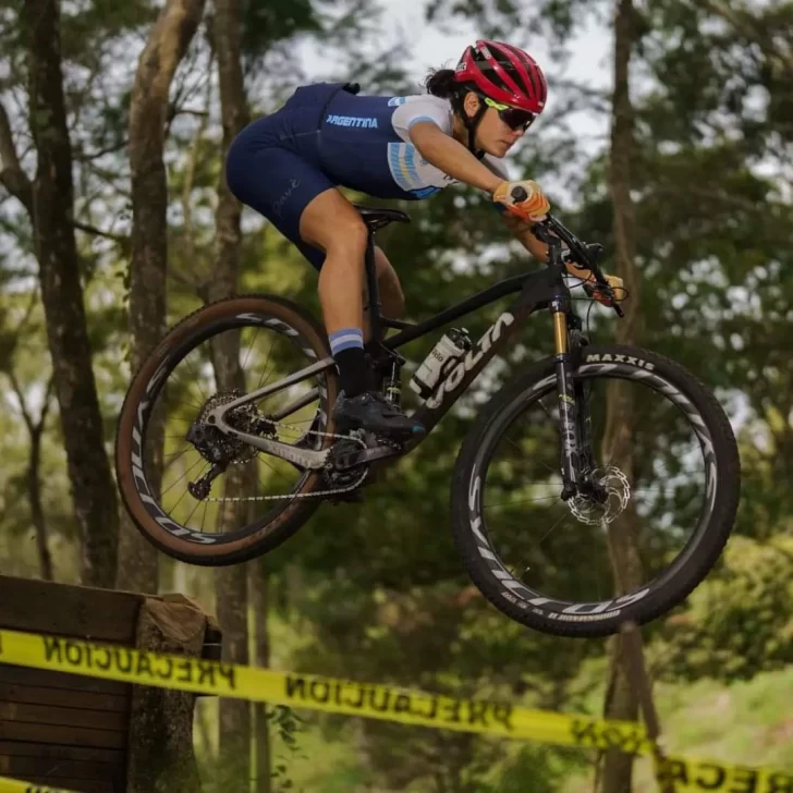 MTB en los Odesur: Inés Gutérrez fue décima y Agustina Apaza se colgó la presea de plata
