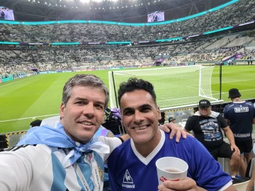 El aguante sanjuanino, infaltable en el estadio Lusail El aguante sanjuanino, infaltable en el estadio Lusail