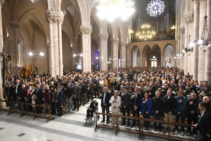 Rechazan violencia contra CFK en una misa por la paz en Luján