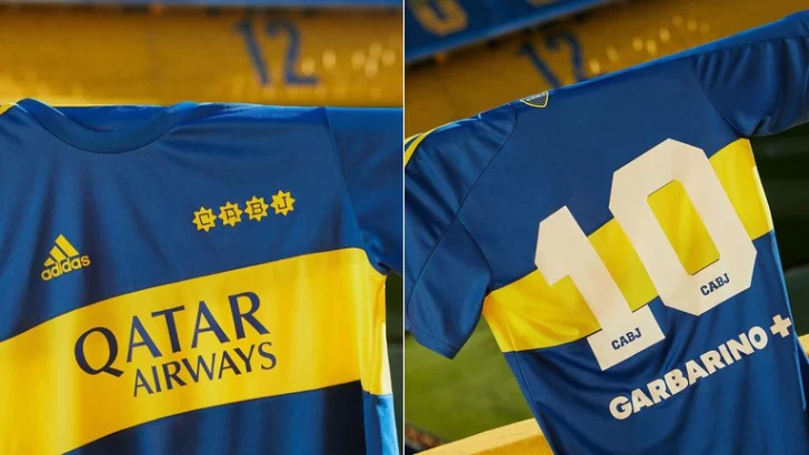 Boca presentó la nueva camiseta que homenajea a la que usó Maradona en 1981