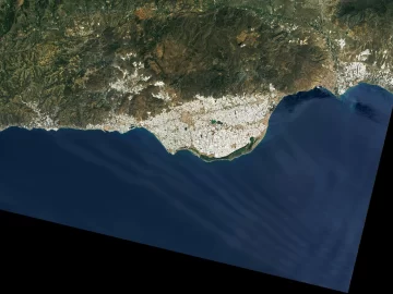El mar de los invernaderos de Almería, a “vista de satélite” El mar de los invernaderos de Almería, a “vista de satélite”