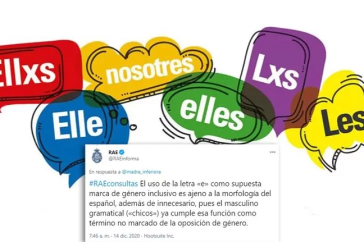 La RAE dijo que es innecesario el uso del lenguaje inclusivo
