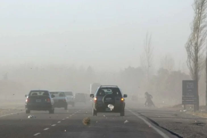 El viento obligó a suspender las clases en Iglesia