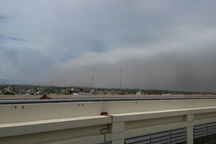 Las ráfagas del Sur azotaron a San Juan