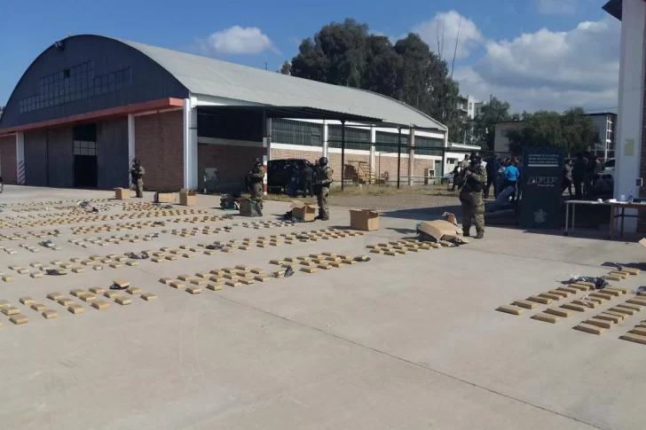 Un sanjuanino condenado por un cargamento de 700 kilos de marihuana