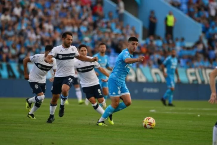 Belgrano le ganó a Gimnasia y mandó a la zona de descenso a San Martín