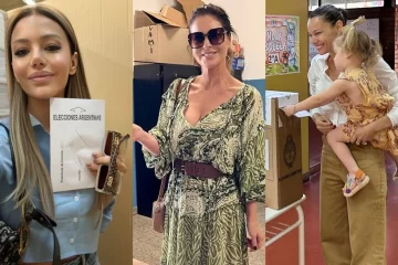 El voto de los famosos y las fotos que compartieron en las redes sociales El voto de los famosos y las fotos que compartieron en las redes sociales