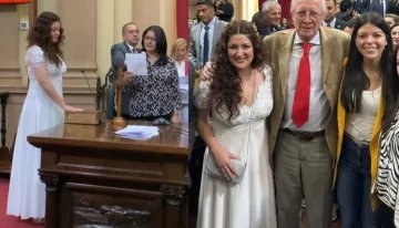 Diputada juró vestida de novia: “Hoy me caso con el pueblo” Diputada juró vestida de novia: “Hoy me caso con el pueblo”