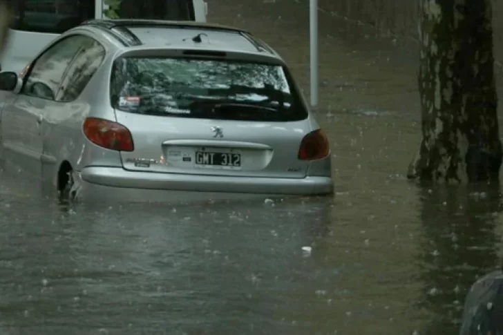 Las impactantes imágenes del temporal en Buenos Aires