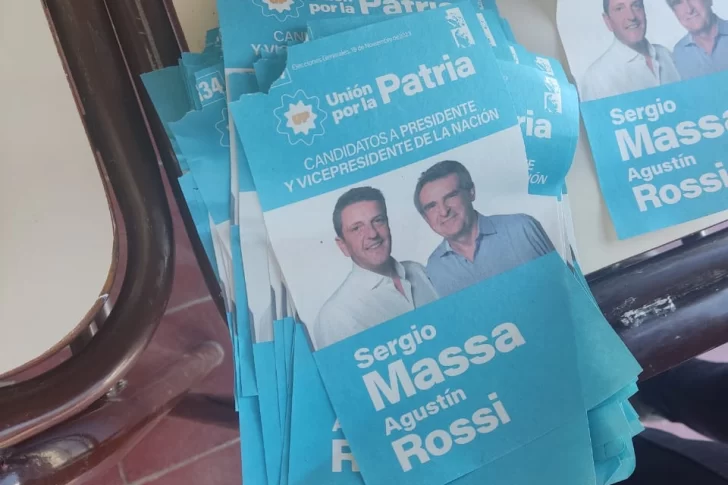 UxP denunció rotura de boletas en dos escuelas de Santa Lucía y un búnker abierto a metros de un establecimiento