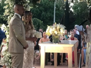 Con Abel Pintos, Damas Gratis y La K’onga: cómo fue el casamiento de Juan Sebastián Verón y Valentina Martín Con Abel Pintos, Damas Gratis y La K’onga: cómo fue el casamiento de Juan Sebastián Verón y Valentina Martín