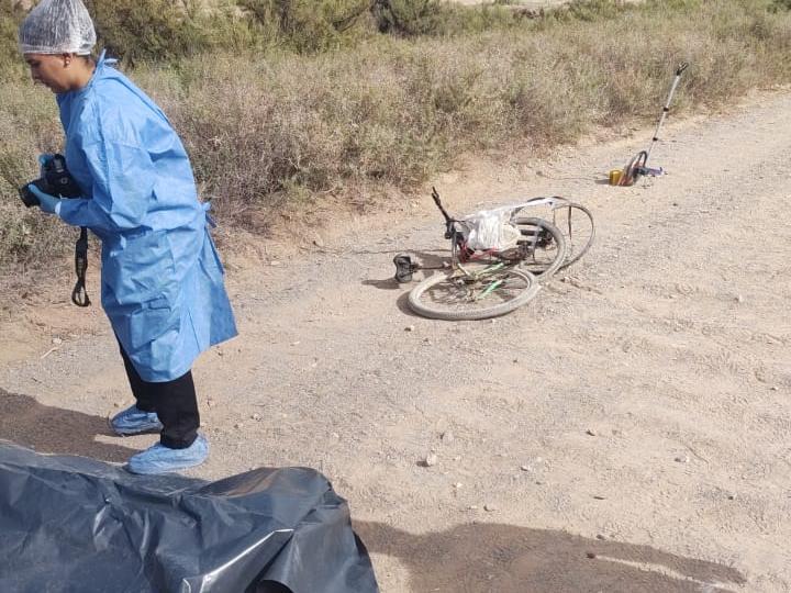 Un ciclista chocó con una moto y perdió la vida Un ciclista chocó con una moto y perdió la vida
