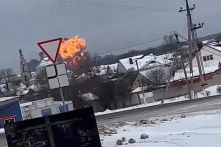 Se estrelló un avión militar ruso con prisioneros de guerra ucranianos: no hubo sobrevivientes Se estrelló un avión militar ruso con prisioneros de guerra ucranianos: no hubo sobrevivientes