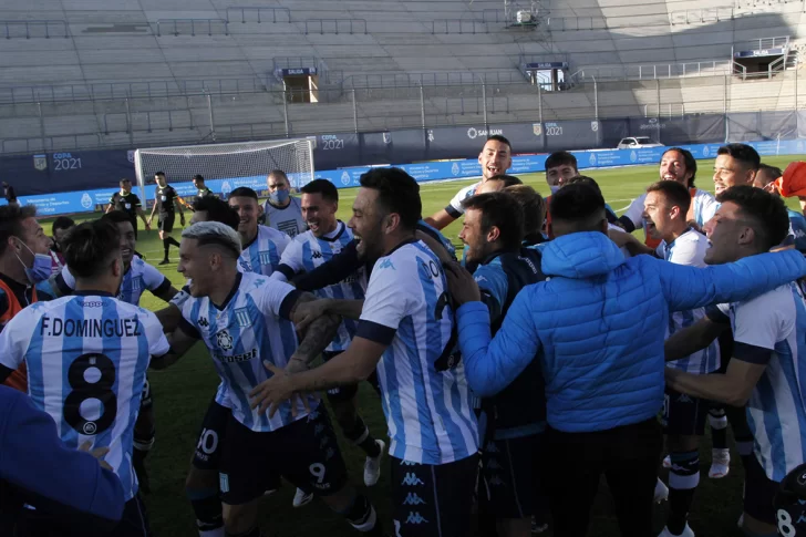 Racing tuvo premio desde los doce pasos