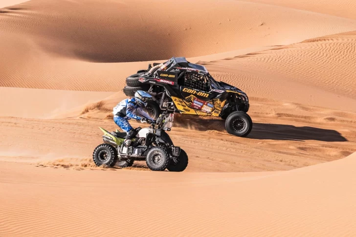 Andújar administra su ventaja en quads luego de la maratón del desierto en el Dakar