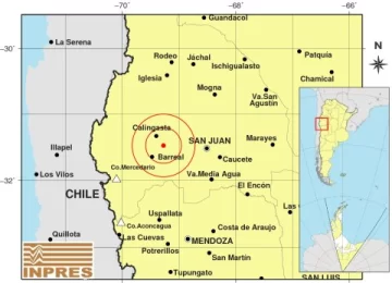 Fuerte sismo en el oeste sanjuanino: 4,3° de Magnitud Fuerte sismo en el oeste sanjuanino: 4,3° de Magnitud