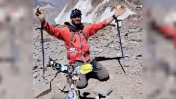 Matías Sergo, el encargado de ascender en tiempo récord el Aconcagua Matías Sergo, el encargado de ascender en tiempo récord el Aconcagua