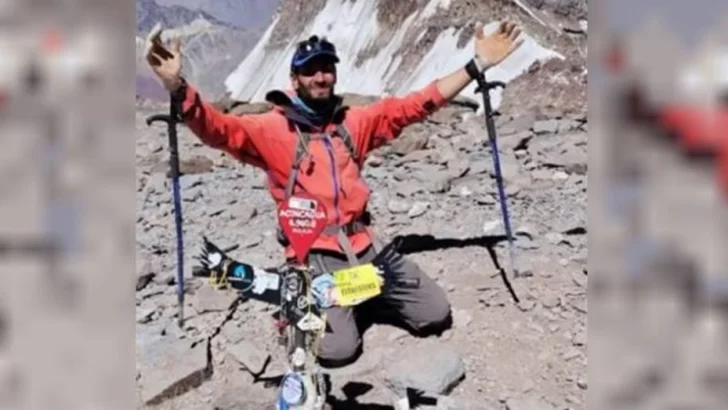 Matías Sergo, el encargado de ascender en tiempo récord el Aconcagua Matías Sergo, el encargado de ascender en tiempo récord el Aconcagua