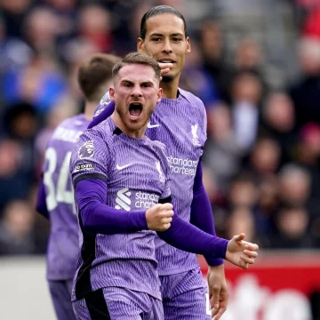 Alexis Mac Allister marcó ante Brentford y el Liverpool acrecienta su ventaja en la Premier