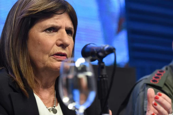Bullrich defendió el operativo de seguridad: “Yo no estoy dispuesta a quedarme a mitad de camino”