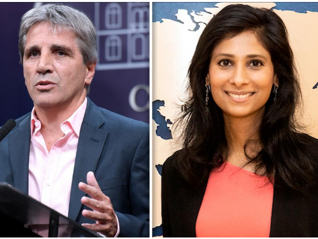 Caputo analizó con Gita Gopinath la marcha de la economía y el acuerdo con el FMI Caputo analizó con Gita Gopinath la marcha de la economía y el acuerdo con el FMI