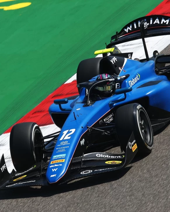 El argentino Colapinto fue segundo en la primera práctica de la Fórmula 2 en Bahrein
