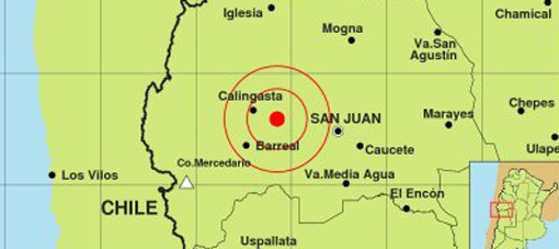 Un sismo sacudió San Juan Un sismo sacudió San Juan