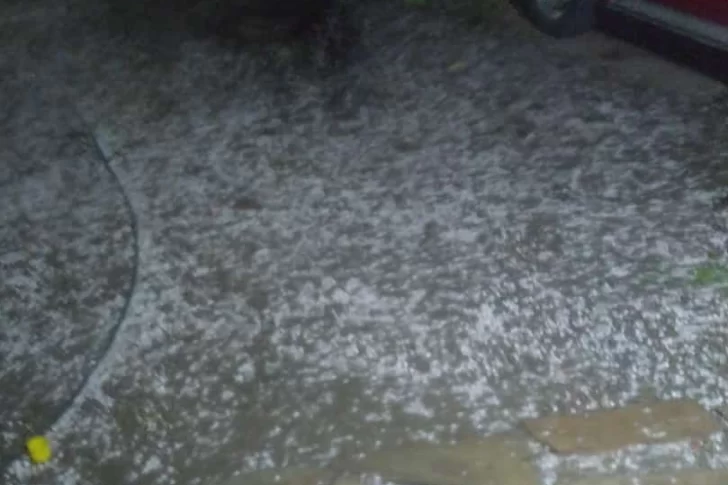 Fuerte caída de granizo ocasionó daños en San Martín