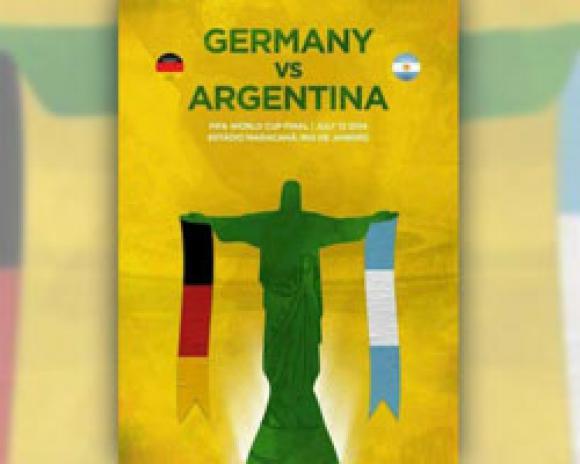 El poster de la final El poster de la final