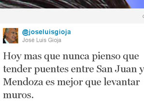 Gioja le tiró una indirecta a Daniel Vila y bajó la pelota Gioja le tiró una indirecta a Daniel Vila y bajó la pelota