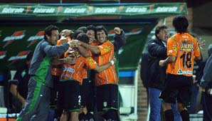 Banfield taladró a los brasileños Banfield taladró a los brasileños
