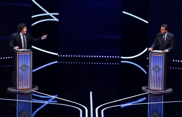 Massa ocupó el centro del ring y a Milei le faltó contundencia Massa ocupó el centro del ring y a Milei le faltó contundencia